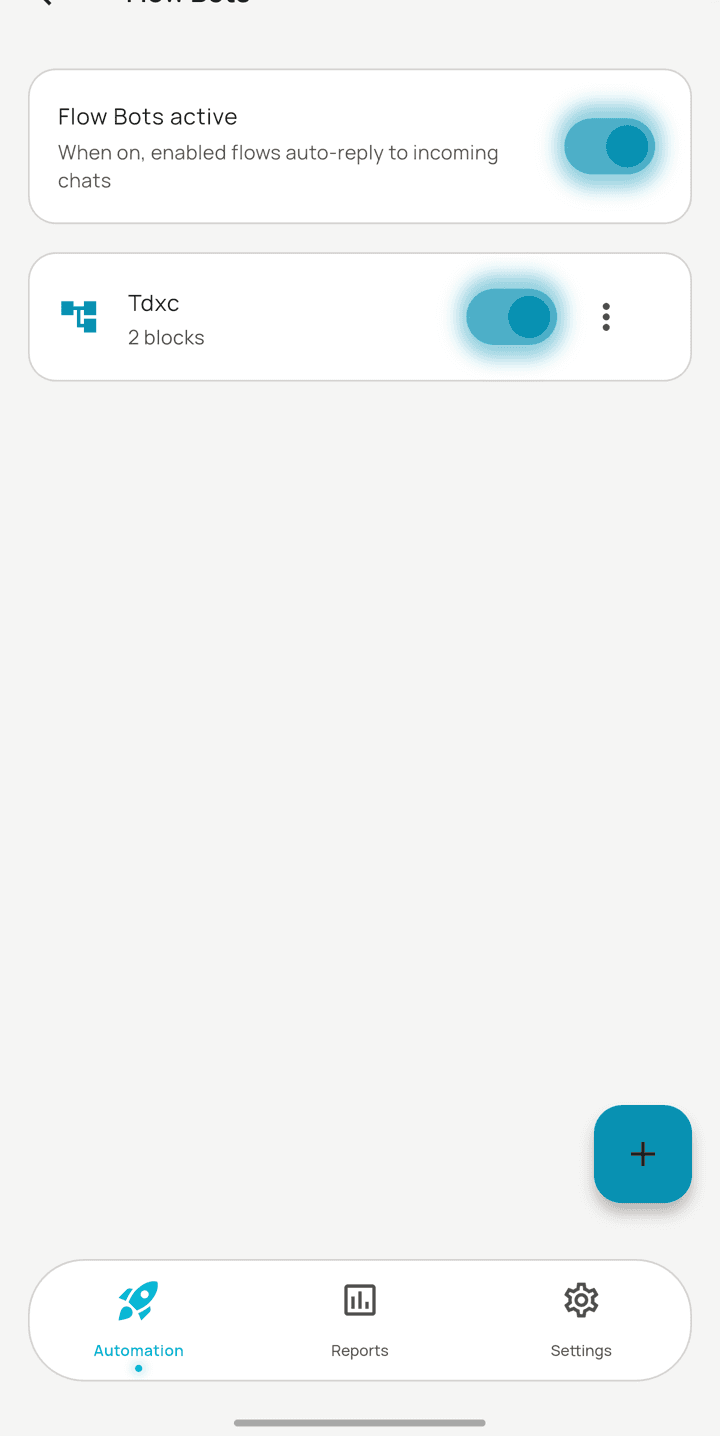 Auto-reply bots, each with its own on/off switch