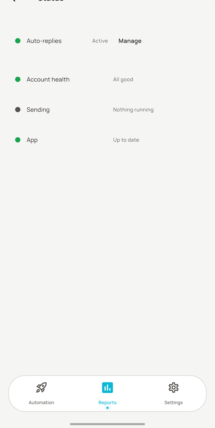 What each delivery status means