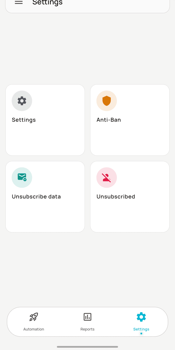 The Settings tab and everything it controls