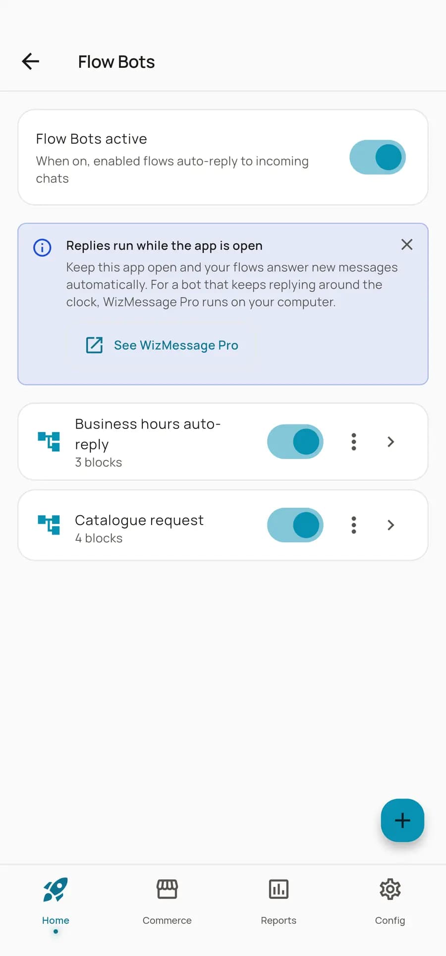Flow Bots: المفتاح الرئيسي، ومفتاح لكل تدفق