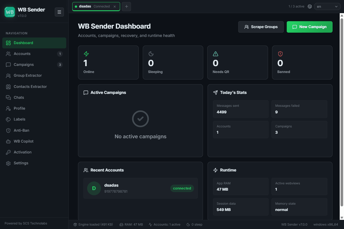 Live Dashboard